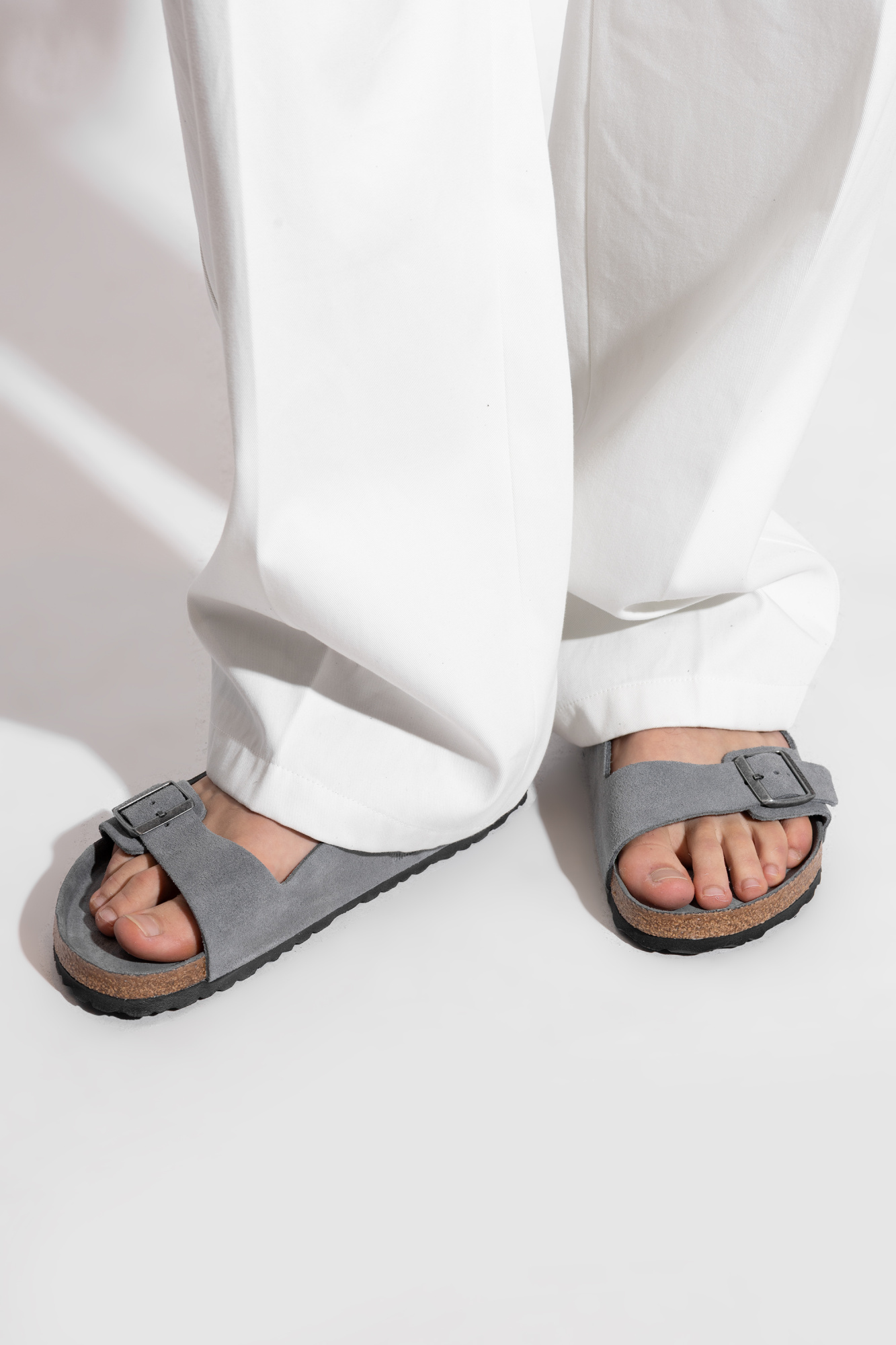 BIRKENSTOCK Arizona BS ベントグレー 42 Arizona | Soft Footbed | Suede | Stone Coin – Birkenstock